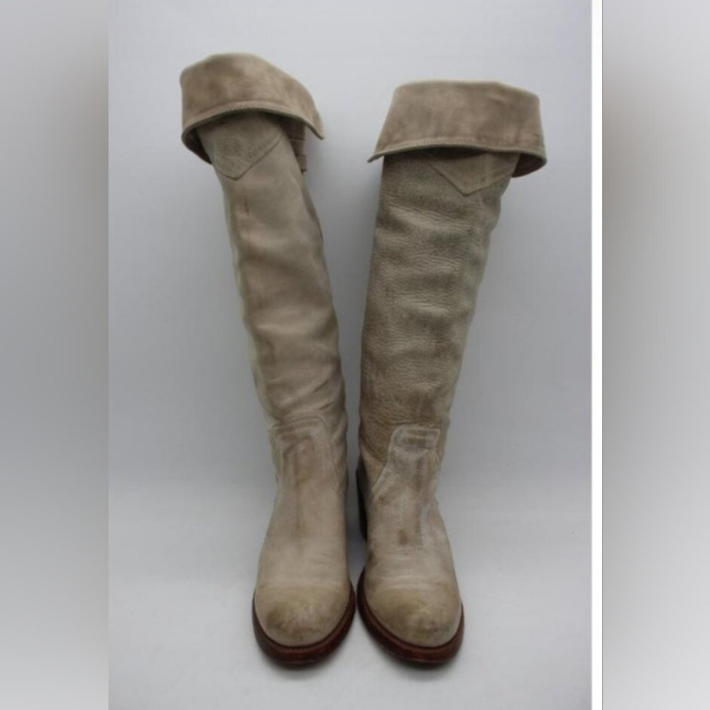 Frye Jane Tall Boots 8B Gray